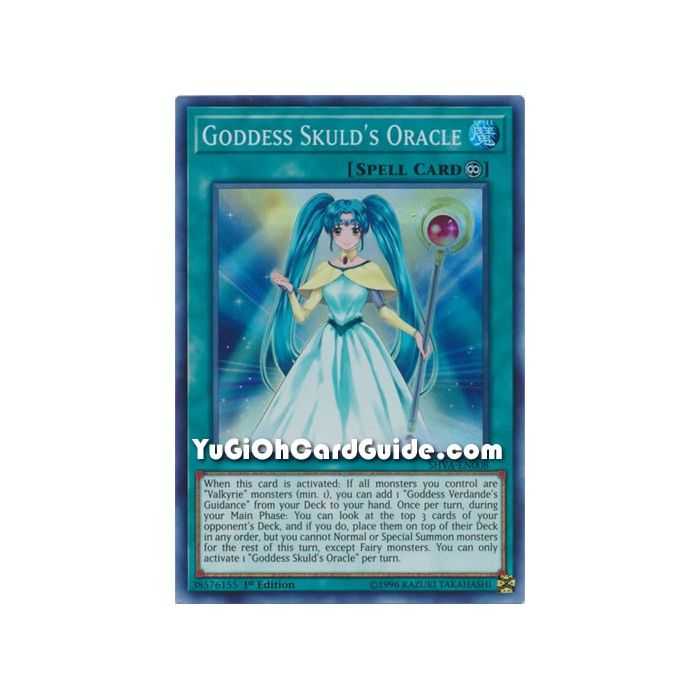 Goddess Skuld's Oracle (Super Rare) – Shadows In Valhalla | Carta YUGIOH en México