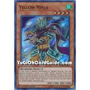Yellow Ninja (Super Rare) – Shadows In Valhalla | Carta YUGIOH en México