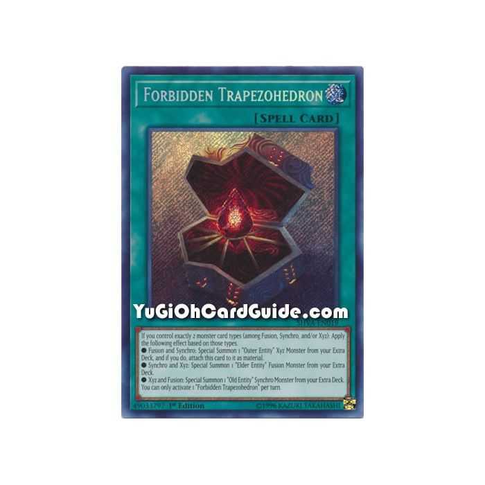 Forbidden Trapezohedron (Secret Rare) – Shadows In Valhalla | Carta YUGIOH en México