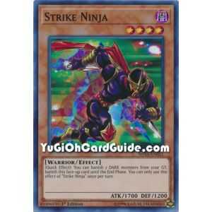 Striker Ninja (Super Rare) – Shadows In Valhalla | Carta YUGIOH en México