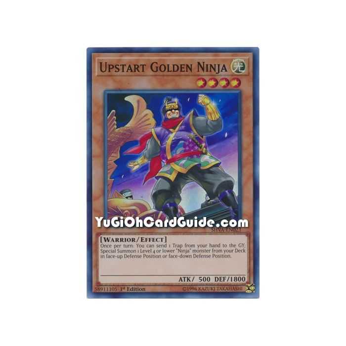 Upstar Golden Ninja (Super Rare) – Shadows In Valhalla | Carta YUGIOH en México