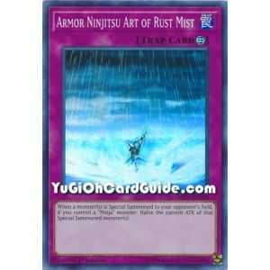 Armor Ninjitsu Art of Rust Mist (Super Rare) – Shadows In Valhalla | Carta YUGIOH en México