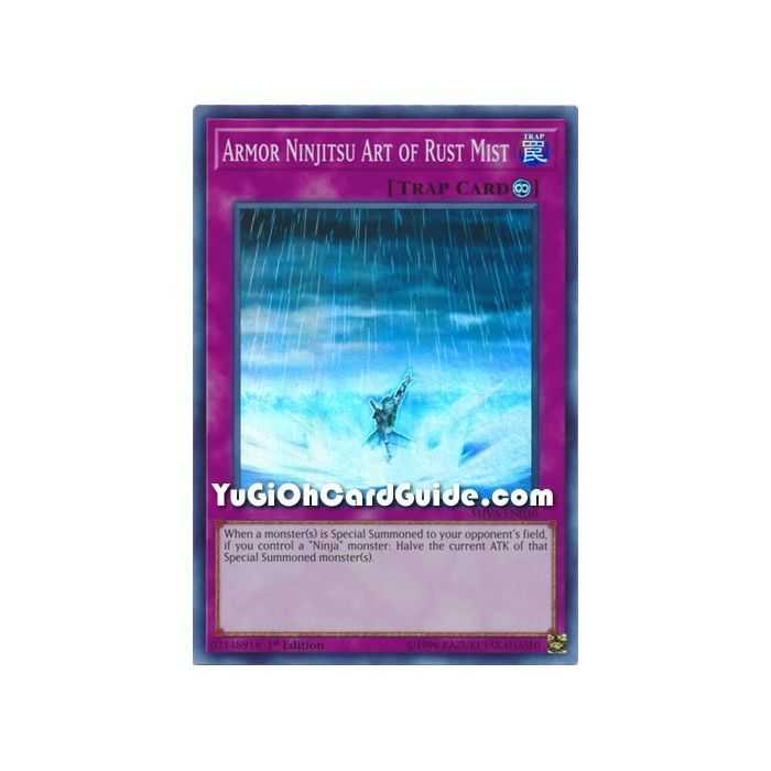 Armor Ninjitsu Art of Rust Mist (Super Rare) – Shadows In Valhalla | Carta YUGIOH en México