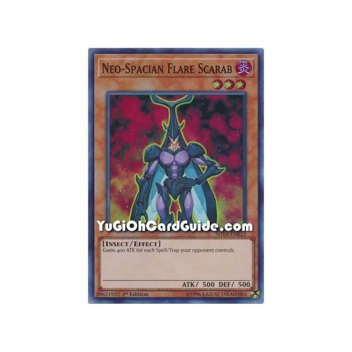 Neo-Spacian Flare Scarab (Super Rare) – Shadows In Valhalla | Carta YUGIOH en México