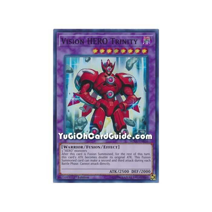 Vision HERO Trinity (Super Rare) – Shadows In Valhalla | Carta YUGIOH en México