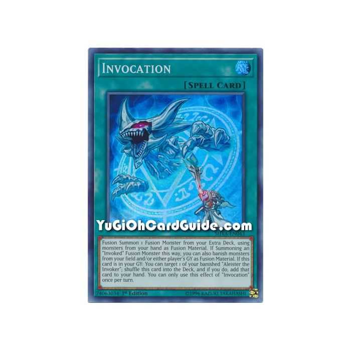 Invocation (Super Rare) – Shadows In Valhalla | Carta YUGIOH en México