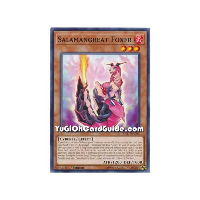 Salamangreat Foxer (Common) – Savage Strike | Carta YUGIOH en México