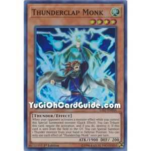 Thunderclap Monk (Super Rare) – Savage Strike | Carta YUGIOH en México