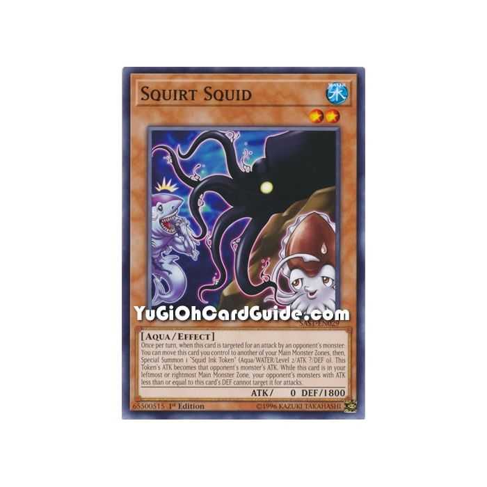 Squirt Squid (Common) – Savage Strike | Carta YUGIOH en México