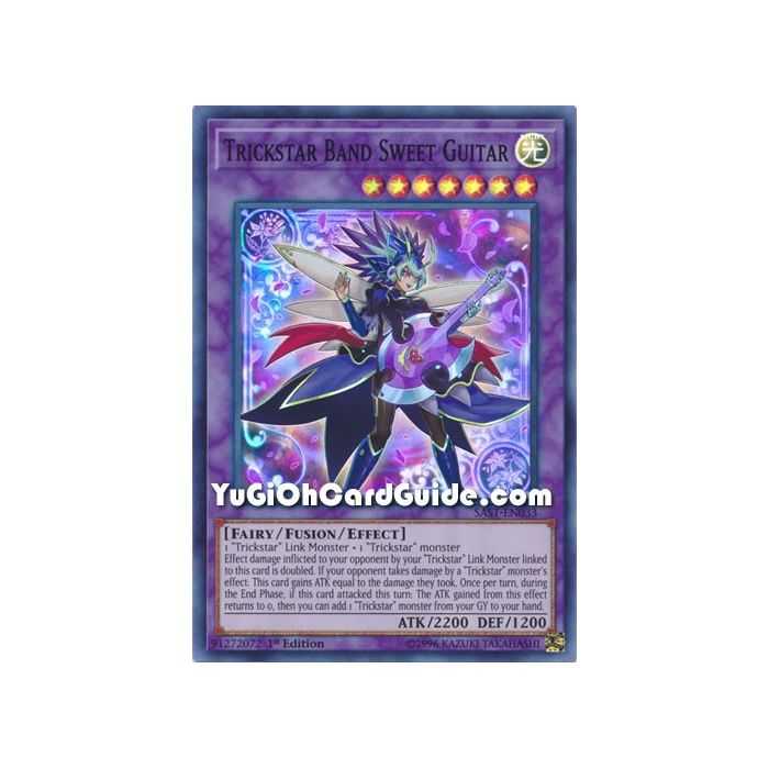 Trickstar Band Sweet Guitar (Super Rare) – Savage Strike | Carta YUGIOH en México