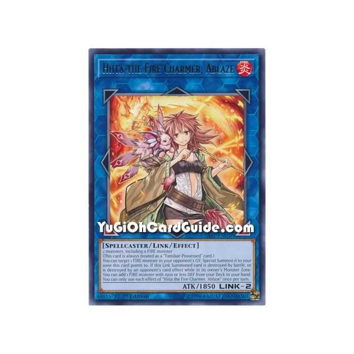 Hiita the Fire Charmer, Ablaze (Rare) – Savage Strike | Carta YUGIOH en México
