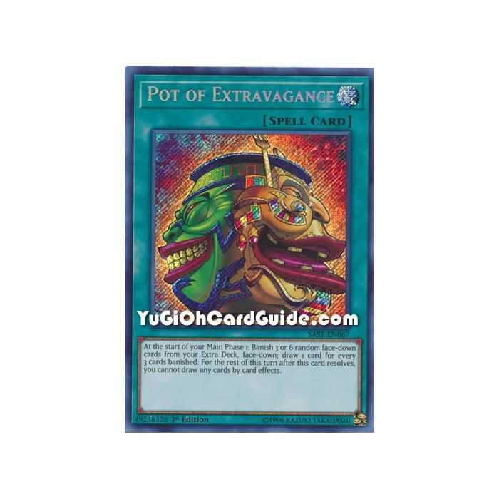 Pot of Extravagance (Secret Rare) – Savage Strike | Carta YUGIOH en México