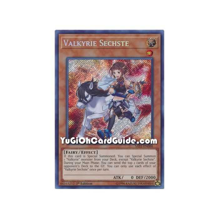 Valkyrie Sechste (Secret Rare) – Savage Strike | Carta YUGIOH en México