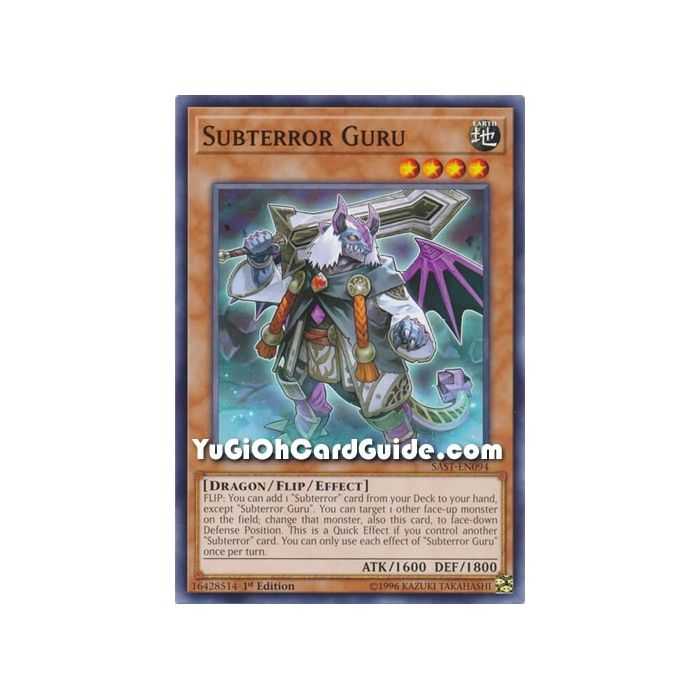 Subterrror Guru (Common) – Savage Strike | Carta YUGIOH en México