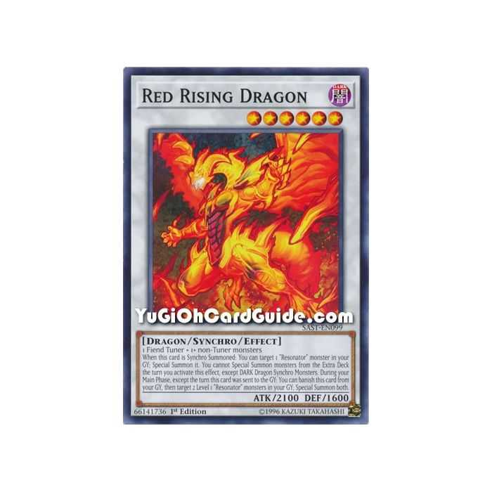Red Rising Dragon (Common) – Savage Strike | Carta YUGIOH en México